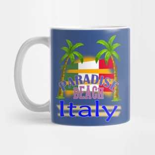 Paradise Beach Italy Vacation Design Mug